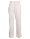 Dickies 874 Workpant Rec W Woman Pants Cream Size 29w-32l Polyester, Cotton In White