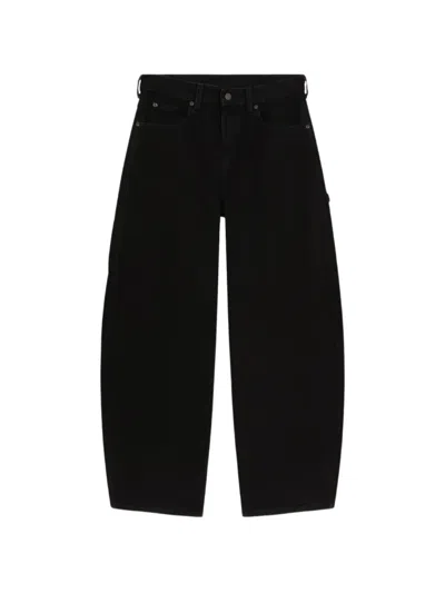 Dickies 998 Baggy Barrel Carpenter Jeans In Black