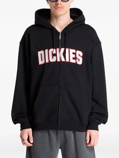 Dickies Aitkin Zip-up Hoodie In Black
