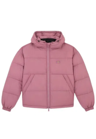 Dickies Alatna Oversized Puffer M Jacket In Rosa