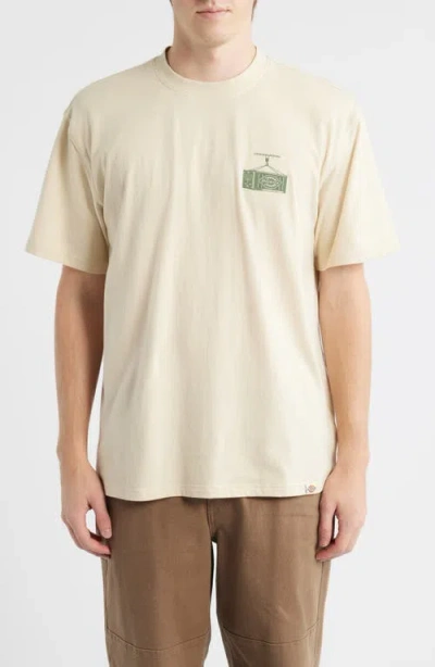 Dickies Apison Cotton Graphic T-shirt In Neutral