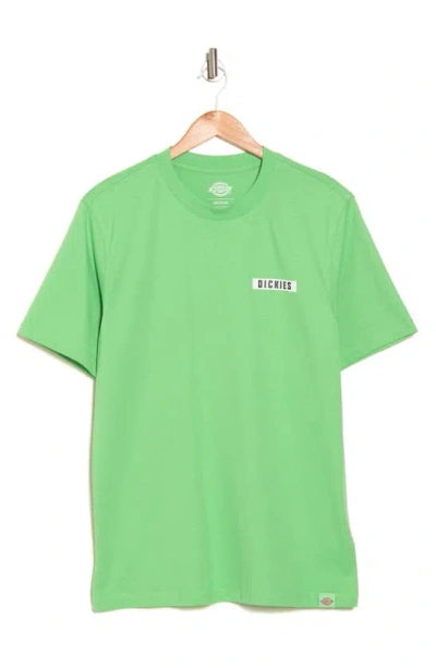 Dickies Baker City Cotton Crewneck T-shirt In Green