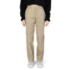 Dickies Beige Cotton Casual Pants In Neutral