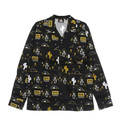 Dickies Bettles Aop Men's Long Sleeve Shirt L/s Shirt Black