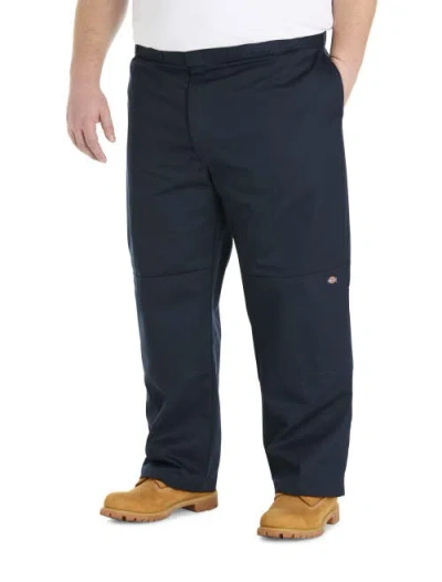 Dickies Big & Tall Loose Fit Double-knee Work Pants In Blue