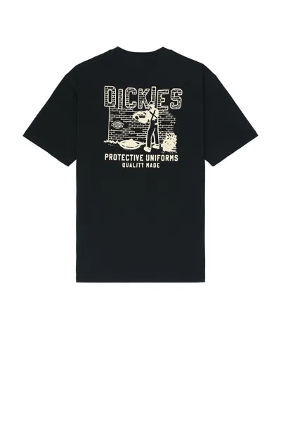 Dickies Bricklane Short Sleeve Tee In Black