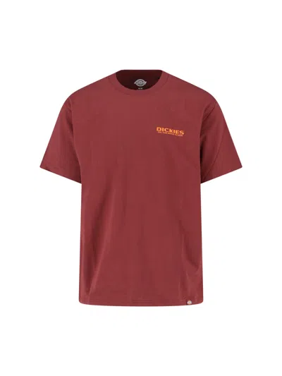 Dickies 'burns' T-shirt In Red