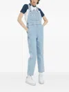 Dickies Button-fastening Denim Overalls In Blue