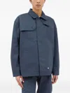 Dickies Button-fastening Patch-pocket Jacket In Blue