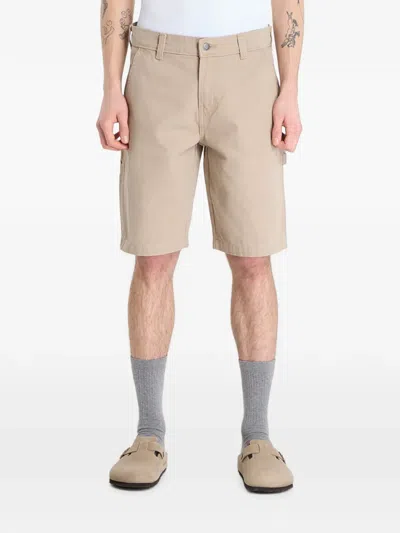 Dickies Canvas Carpenter Shorts In Neutral