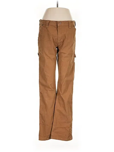 Pre-owned Dickies Cargo Pants In Tan