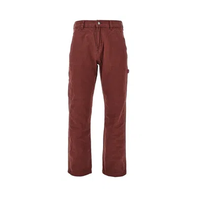Dickies Carpenter Canvas Pants In Brown