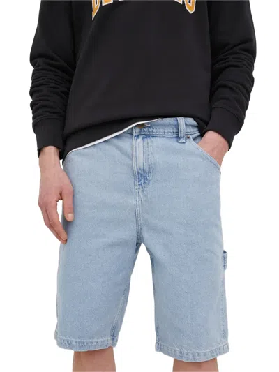 Dickies Carpenter Denim Shorts In Blue
