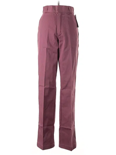 Pre-owned Dickies Casual Pants In Burgundy
