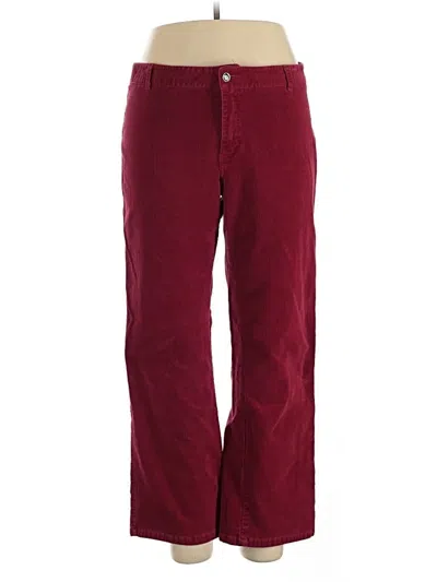 Pre-owned Dickies Casual Pants In Burgundy