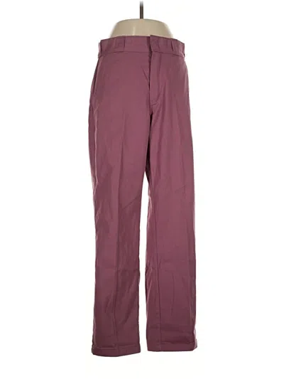 Pre-owned Dickies Casual Pants In Burgundy