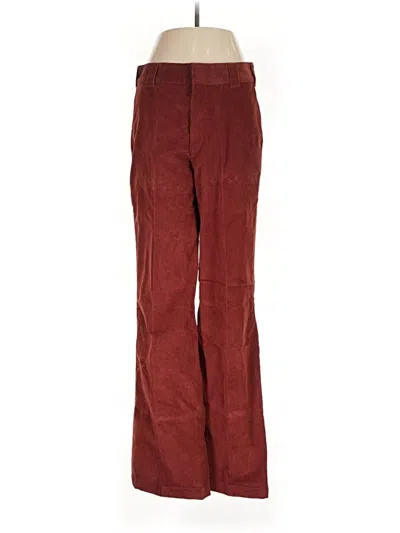 Pre-owned Dickies Casual Pants In Burgundy