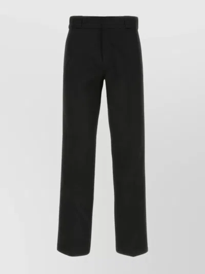 Dickies Central Slit Straight Leg Pant In Black