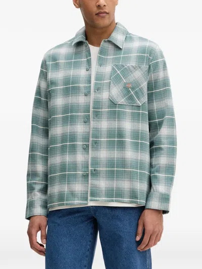 Dickies Check-pattern Patch-pocket Shirt In Multi