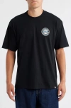 Dickies Circle Graphic T-shirt In Black