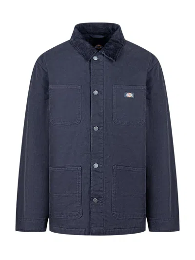 Dickies Classic Jacket With Stand-up Collar In Black