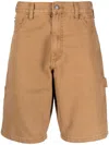 Dickies Construct Duck Cotton Shorts In Brown
