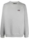 Dickies Construct Logo-patch Crew-neck Sweatshirt In Grey