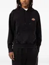 Dickies Construct Logo-patch Hoodie In Black