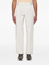 Dickies Construct Logo-patch Trousers In White