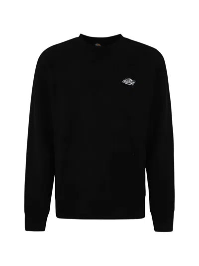 Dickies Construct Summerdale Logo-embroidered Sweatshirt In Black