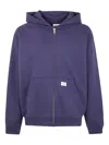 Dickies Construct Zip-up Cotton Hoodie In Blue