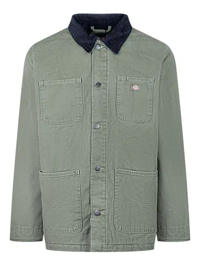 DICKIES CORDUROY-COLLAR JACKET
