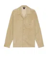 Dickies Corduroy Long Sleeve Shirt In Khaki