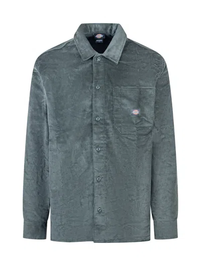 Dickies Corduroy Shirt For Fall 2025 In Olive Green