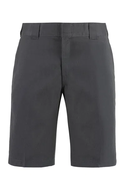 Dickies Cotton Blend Shorts In Gray