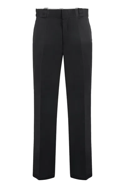 Dickies Cotton Blend Trousers In Blue