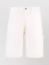 Dickies Cotton Duck Shorts With Multiple Pockets In White