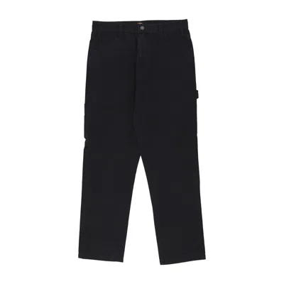 Dickies Dc Carpenter Pant Stone Washed Black Men's Long Pants In Nero Neri E Grigi
