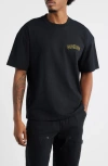 Dickies Decaturville Embroidered Cotton Graphic T-shirt In Black