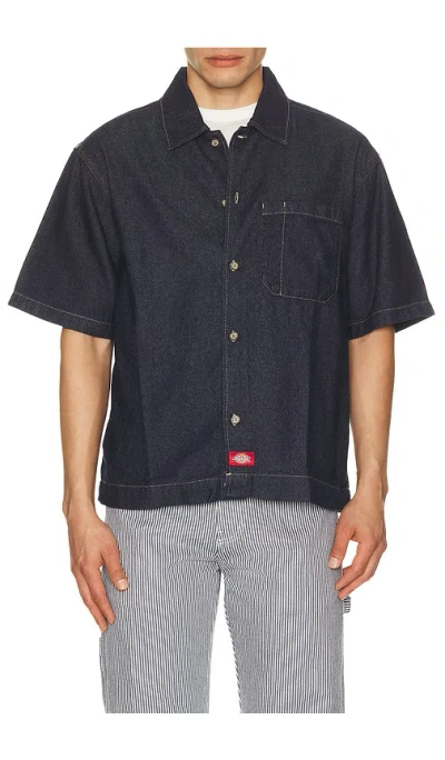 Dickies Denim Shirt In Blue