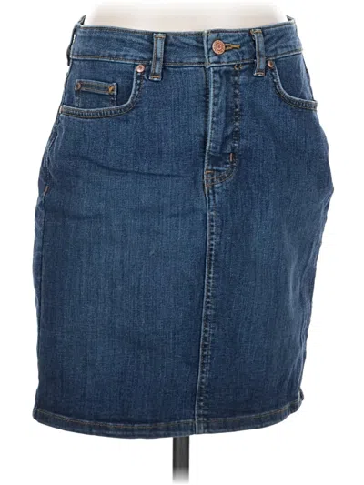 Pre-owned Dickies Denim Skirt In Blue