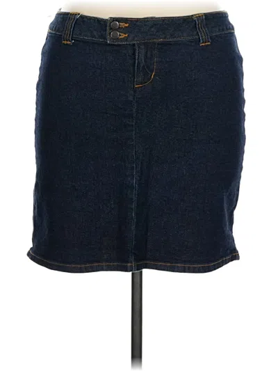 Pre-owned Dickies Denim Skirt In Blue