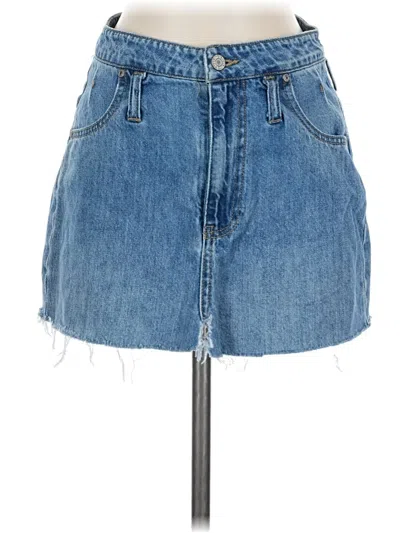 Pre-owned Dickies Denim Skirt In Blue