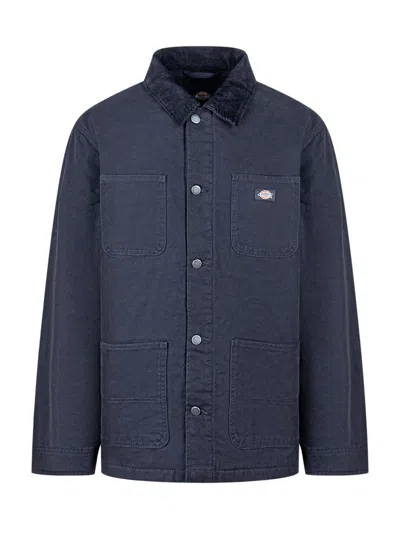 Dickies Blue Jacket With Contrast Collar
