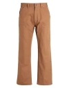 Dickies Double Front Duck Pants In Stonewashed Brown Duck