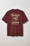 Dickies Diner Graphic Tee In Maroon, Men's At Urban Outfitters In Burgundy