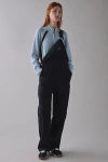 Dickies Double Front Bib Canvas Bib Overall Pant In Black, Women's At Urban Outfitters