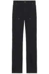 Dickies Double Front Duck Pant In Stonewashed Black