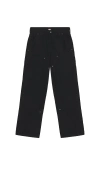 Dickies Double Knee Canvas Carpenter Pant In Black