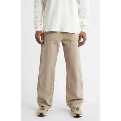 Dickies Double Knee Cotton Canvas Carpenter Pants In Neutral